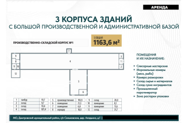 АРЕНДА производственных площадей по самой низкой ставке в Подмосковье!