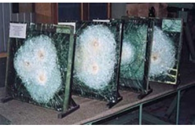 Бронированное пулестойкое стекло класса БР2