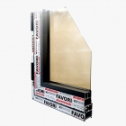 Алюминиевый профиль Favori АЛ-FV оконная створка 1803-55-7024