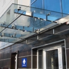 Стеклянные козырьки на заказ в Астане