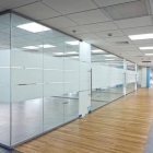 Офисные, цельностеклянные перегородки