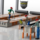 Технологическая линия по производству световых опор СВ