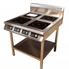 Плита индукционная  Четырехконфорочная AM-TCD401 Характеристики Основные атрибуты Страна производитель Китай Сфера использования Уличная торговля, HoReCa, Fast-food Источник питания Электричество Расположение Напольное Гарантийный срок 12 мес Пользователь